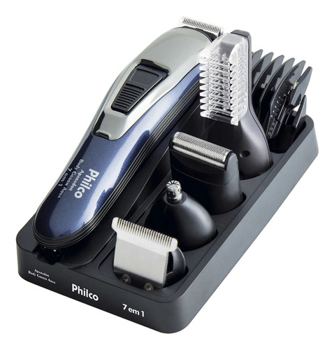 Aparador De Pelos Body Groom Aqua À Prova De Água Philco 110v/220v