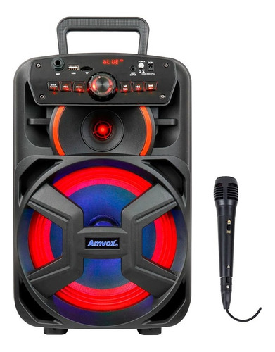 Alto Falante Bt Amvox Aca 221 Gigante Ii 220w Com Microfone