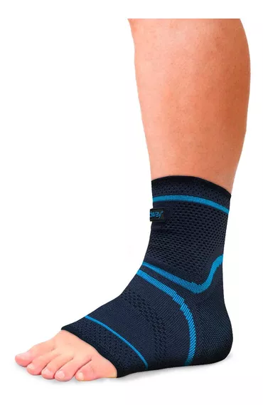 Medway | Tobillera Elástica Deportiva Premium Negro/azul