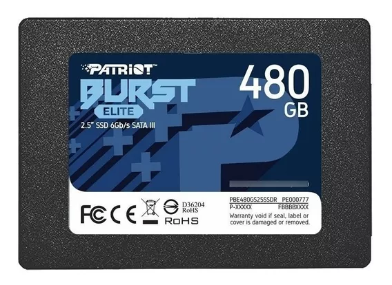 Unidade sólida interna Patriot Burst PBE480GS25SSDR 480 GB