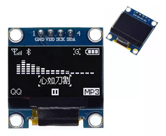 Display Oled 0.96 Gráfico I2c 128x64 Arduino Várias Cores