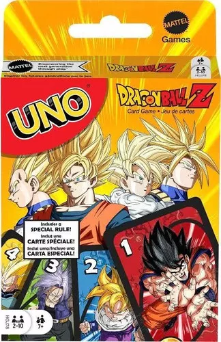 Uno Dragon Ball Z Juego De Mesa Versión Ingles