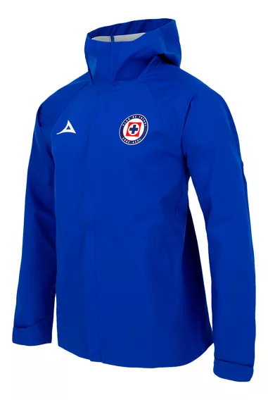 Chamarra Pirma Futbol Cruz Azul Hombre Azul