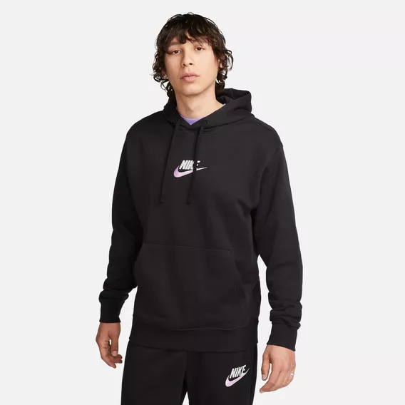 Sudadera Hombre Nike Club Negro Fb7788-010