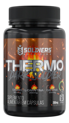 Termogênico Dark Soldier 100% Importado - Soldiers Nutrition