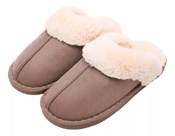 Pantuflas De Dama Unisex Felpa De Algodón Comodas Suaves