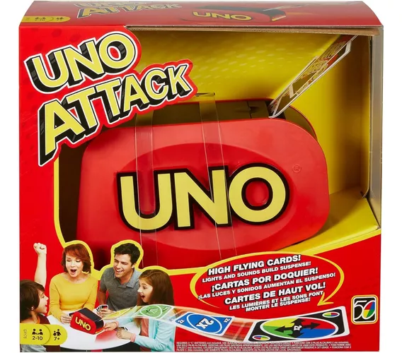 Uno Attack Juego De Cartas De 2 A 10 jugadores