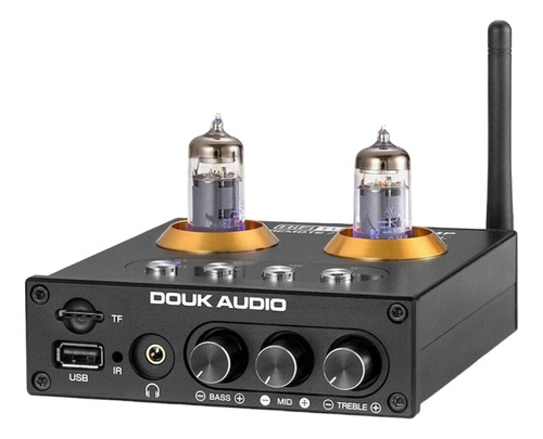 Pré Amplificador Válvula Buffer Dac Bluetooth Douk Audio P2