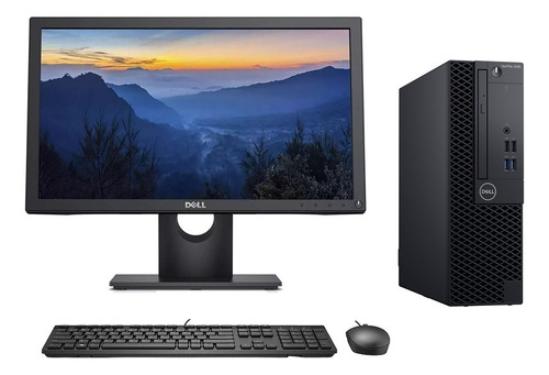 Cpu + Monitor Dell Optiplex 3060 Core I3 8ger 8gb 1tb - Novo