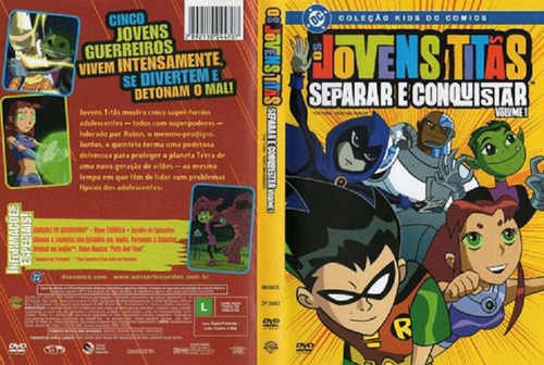 Dvd Os Jovens Titãs: Separar E Conquistar - Volume 1