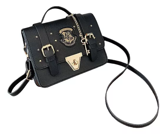 Bolsa Mariconera Cross Body Mujer Harry Potter Asa Negra F Color Negro