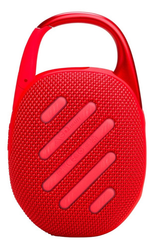 Alto-falante portátil Bluetooth Jbl Clip 5, vermelho. Cor: vermelho