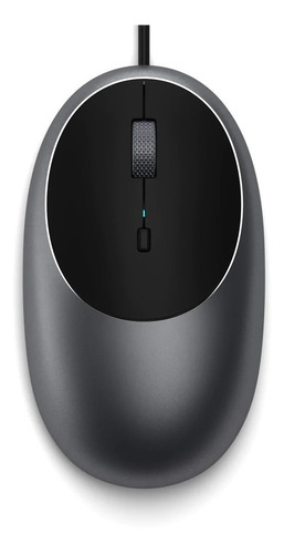 Mouse Satechi Com Fio Usb-c C1 Em Alumínio Space Gray