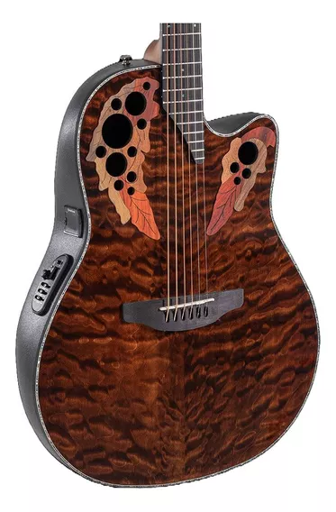 Violao Ovation Ce44p Figured Koa G Celebrity Elite Plus