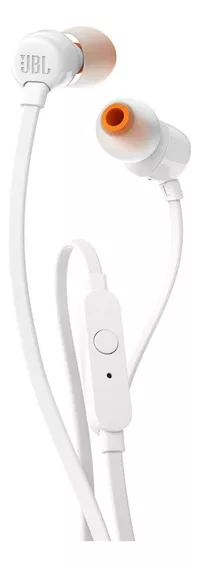 Fone De Ouvido Jbl T110 Branco Original Harman Pure Bass