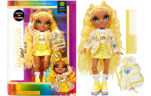 Boneca Rainbow High Junior Sunny Madison - Mga