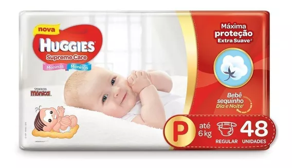 Fralda Huggies Supreme Care P Com 48 Fraldas