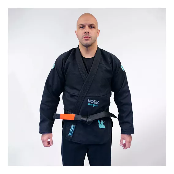 Kimono Jiu Jitsu Vouk New York Trançado + Bolsa De Brinde