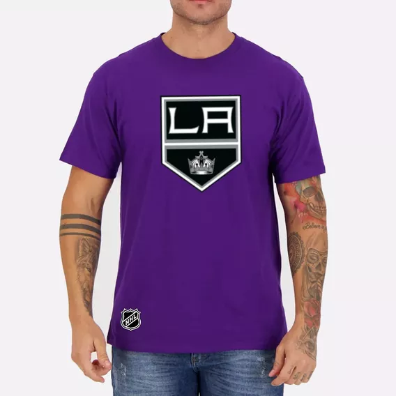 Camiseta Masculina Los Angeles Kings Hóquei N H L - Envio Já