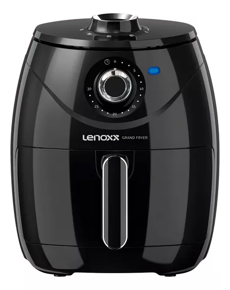 Grand Airfryer Fritadeira Elétrica 4l 1500w Pfr907 Lenoxx Cor Preto 110V