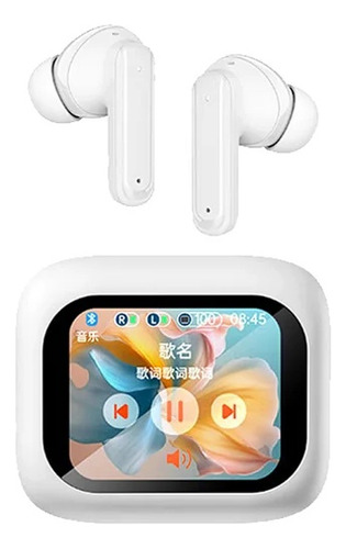 Fones De Ouvido Anc Bluetooth Lcd Touch Com Tela Inteligente