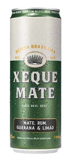 Xeque Mate Bebida Mista Pronta Mate Rum Guaraná Limão 355ml