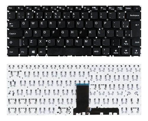 Teclado P/ Lenovo Ideapad 110-14ibr 110-14isk Novo Abnt2 Br