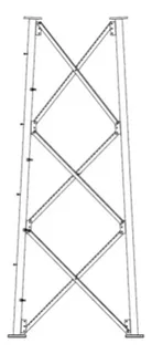 Sección 9 Base Para Torre Autosoportada Línea Ssv (código De