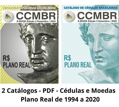 2 Lindos Catálogos De Cédulas E Moedas Real P D F Anos 2021 