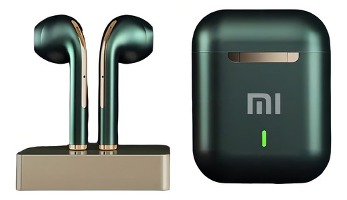 Fone de ouvido in-ear gamer sem fio Xiaomi Mi J18 verde