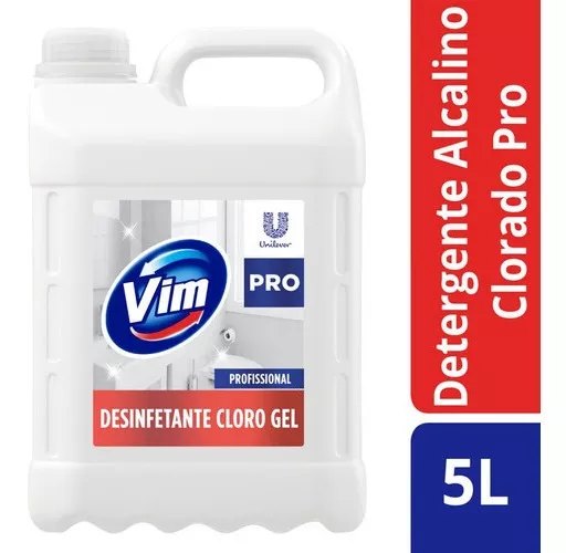 Desinfetante Cloro Gel Profissional Galão con 5 Litros Vim