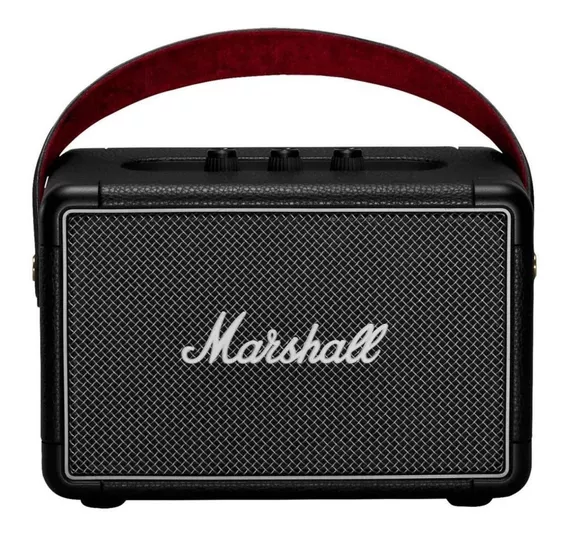 Alto-falante portátil Marshall Kilburn II com Bluetooth impermeável preto 100V/240V