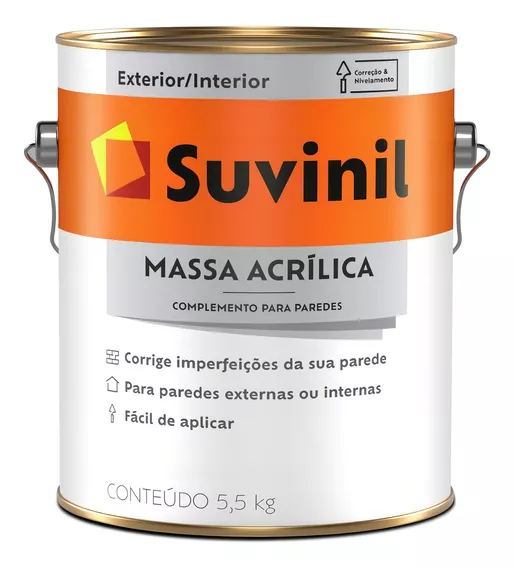 Massa Acrílica Suvinil 5,5kg