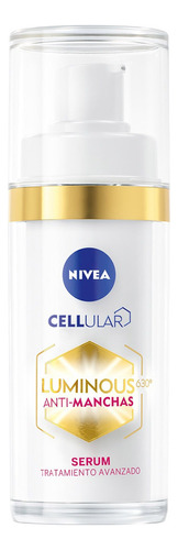 Serum Nivea Luminous630 Anti manchas Ácido Hialurónico 30ml Tipo de piel Todos