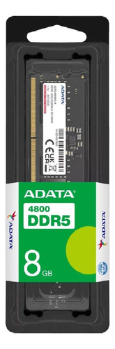 Memoria De Desktop  Pc De Mesa Ddr5 8gb 4800mhz Lacrado Nova