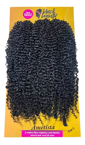 Cabelo Crochet Braids Ametista 80 Cm Cor 1 - Black Beauty