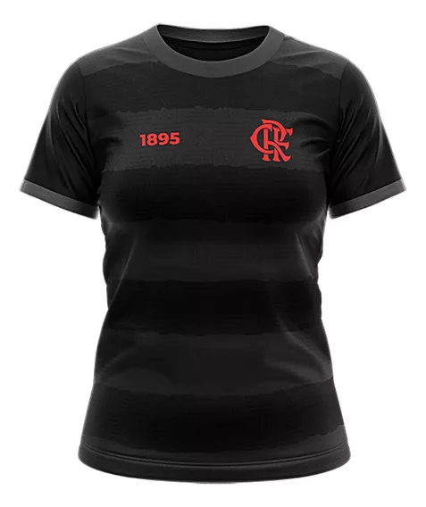 Camisa Flamengo Baby Look Tradição 1895 Feminina Oficial