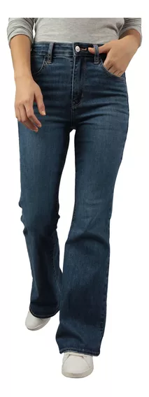 Pantalón Jean Acampanado Tiro Alto American Eagle Mujer