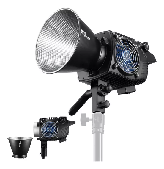 Iluminador Led Zhiyun Molus B500 Cob Bi-color 500w Bowens Estrutura Preto Luz Branco-neutro 110v/220v