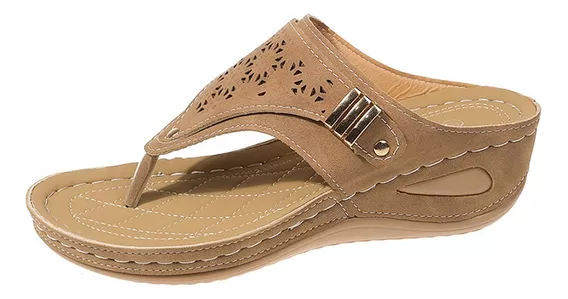 Sandalias Casuales Estilo Romano De Suela Gruesa Para Mujer