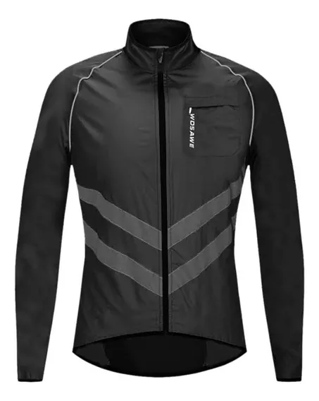 Chamarra Ciclismo Moto Rompevientos Impermeable Reflejante