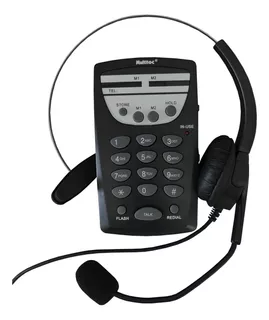 Kit C/2 Fone Operador Headset Telemarketing Muhs30 -multitoc