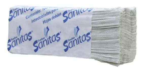 Sanitas Kimberly Clark Toallitas 24x21 Interdobladas 1 Paque