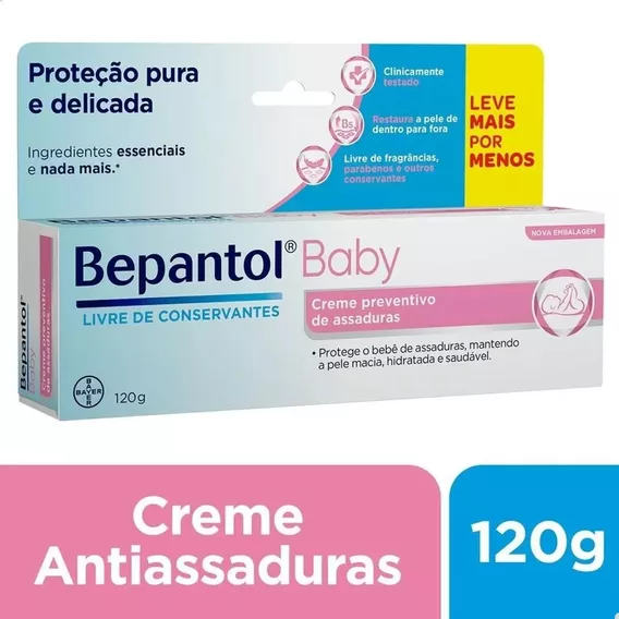 Pomada De Assaduras Bepantol Baby Leve 120g Pague 100g