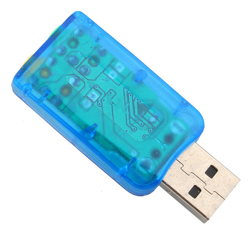 Alto-falante De Microfone Externo Virtual Usb 2.0 3d Com Áud