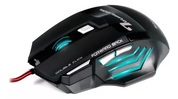 Mouse Gamer X7 Led RGB 2400dpi Ergonômico Preto