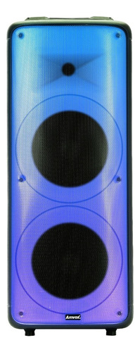 Caixa De Som 2000w Bluetooth Bateria 4 horas com Display em LED Amvox Aca 2000 Party Vox Prime Bivolt 110/220V