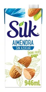 Silk Alimento Líquido De Almendra Sin Azúcar Monkfruit 946ml