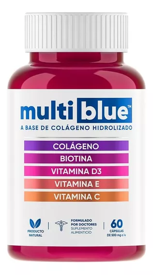 Colageno Hidrolizado 60 Capsulas - Multiblue