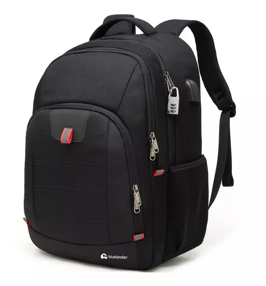 Mochila Antirrobo Laptop Hasta 19 In Con Candado Impermeable